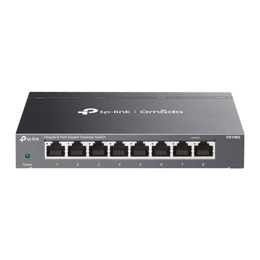 TP-Link - Switch DS108G de 8 Puertos Gigabit Omada Unmanaged